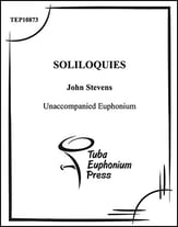 SOLILOQUIES EUPHONIUM SOLO UNACCOMPANIED P.O.D. cover